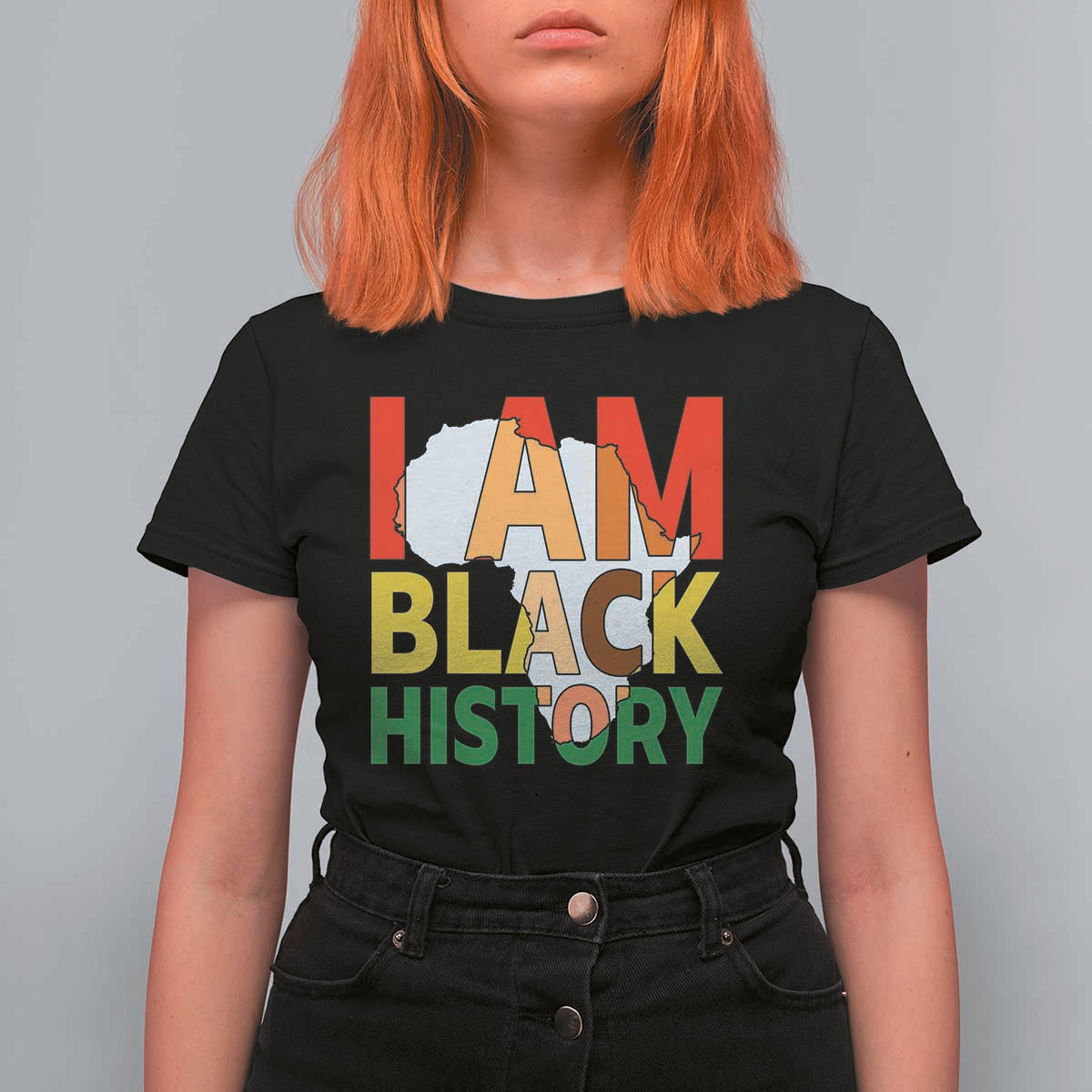 Black History Month African American T Shirt For Women I Am Black History - Wonder Print Shop