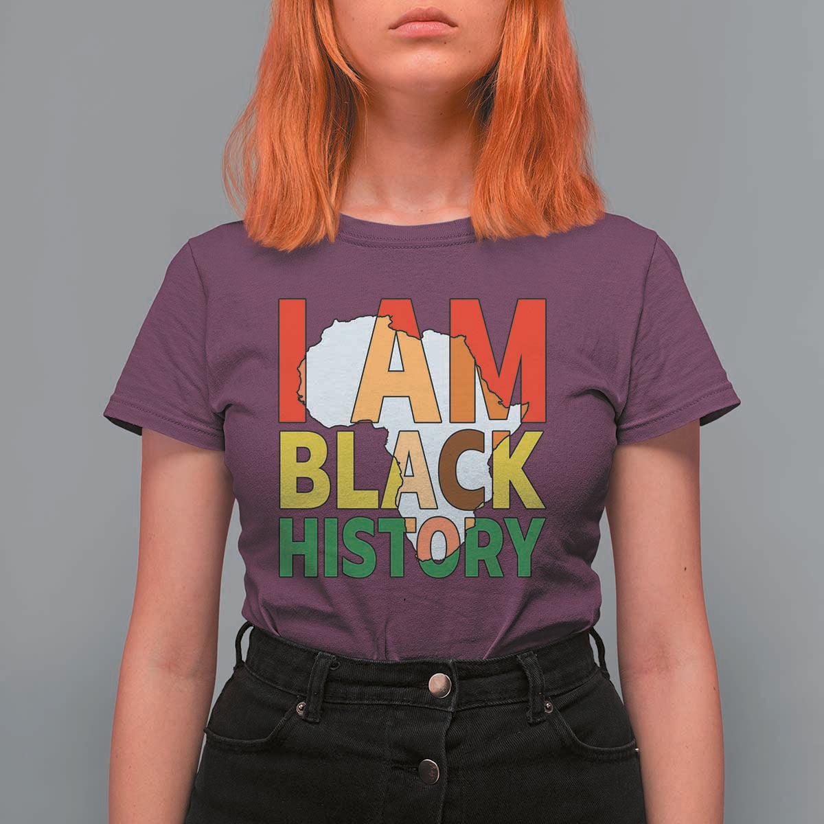 Black History Month African American T Shirt For Women I Am Black History - Wonder Print Shop