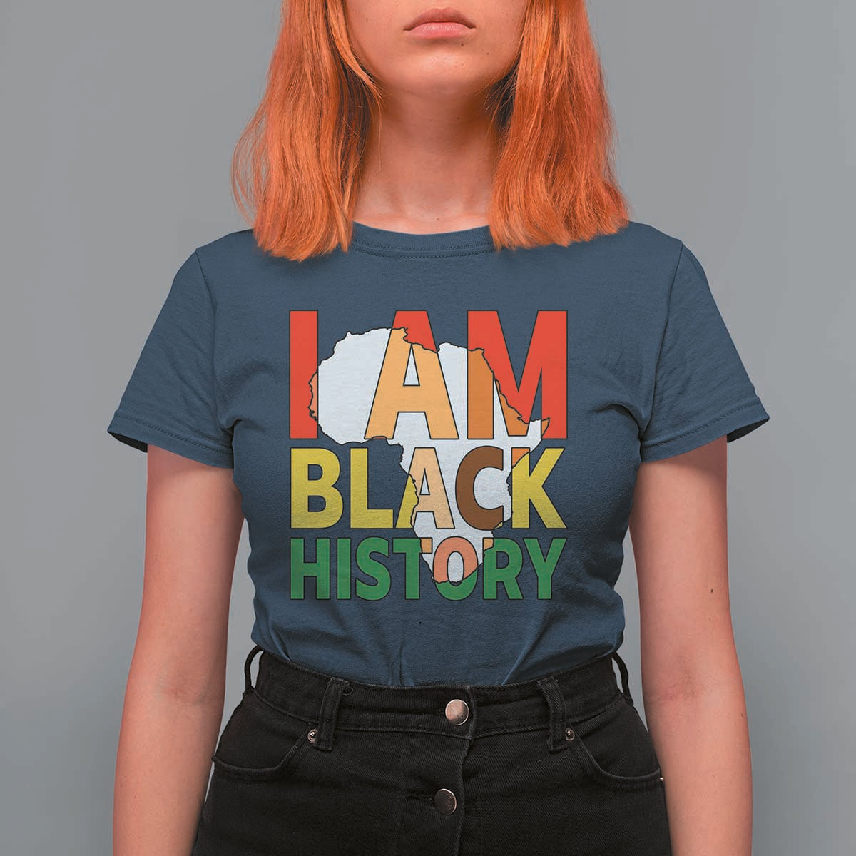 Black History Month African American T Shirt For Women I Am Black History - Wonder Print Shop
