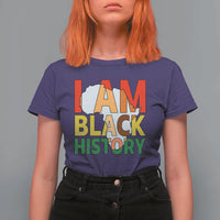 Black History Month African American T Shirt For Women I Am Black History - Wonder Print Shop