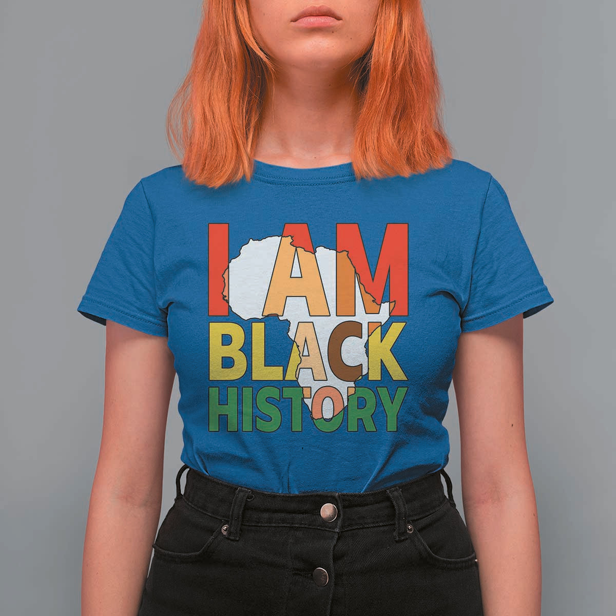 Black History Month African American T Shirt For Women I Am Black History - Wonder Print Shop