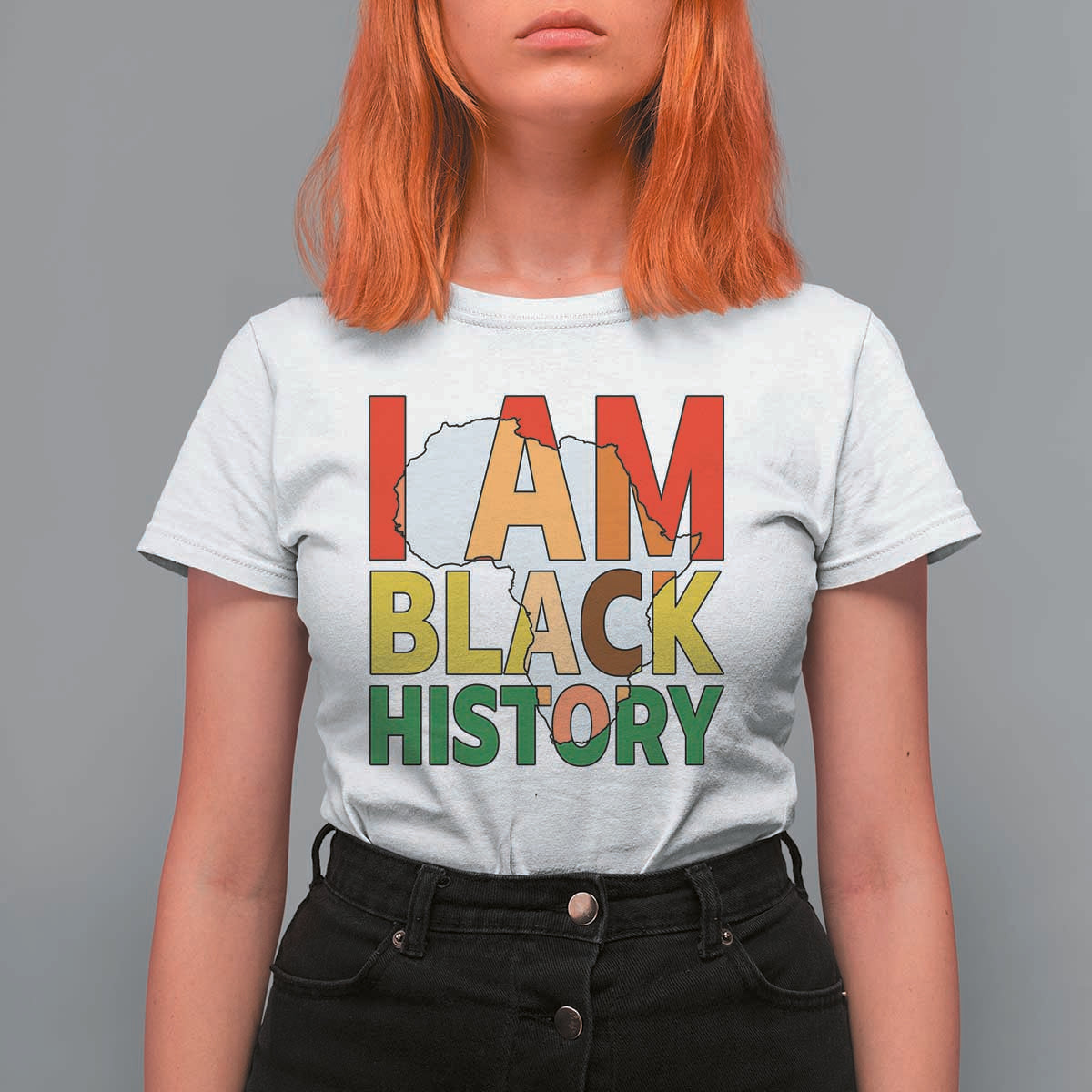Black History Month African American T Shirt For Women I Am Black History - Wonder Print Shop