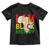 Black History Month African American Toddler T Shirt I Am Black History - Wonder Print Shop