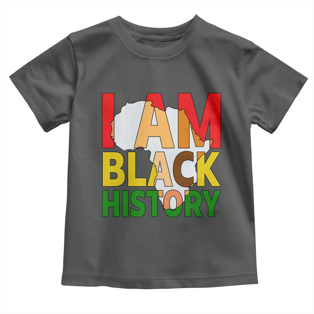 Black History Month African American Toddler T Shirt I Am Black History - Wonder Print Shop