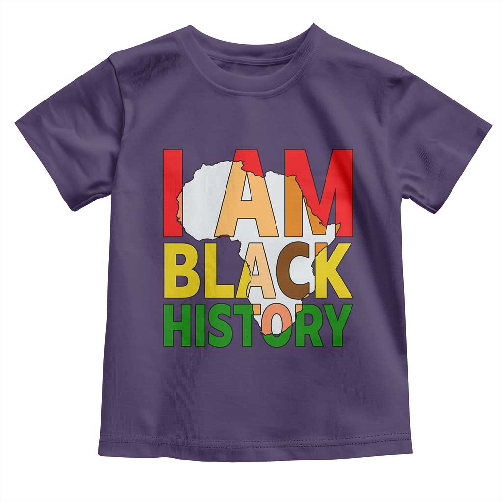 Black History Month African American Toddler T Shirt I Am Black History - Wonder Print Shop
