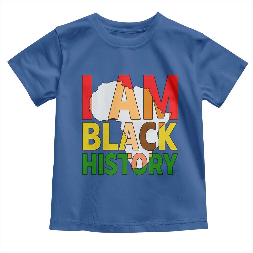 Black History Month African American Toddler T Shirt I Am Black History - Wonder Print Shop