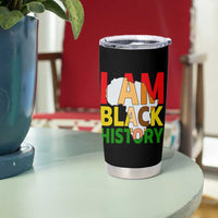 Black History Month African American Tumbler Cup I Am Black History - Wonder Print Shop
