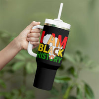 Black History Month African American Tumbler With Handle I Am Black History - Wonder Print Shop