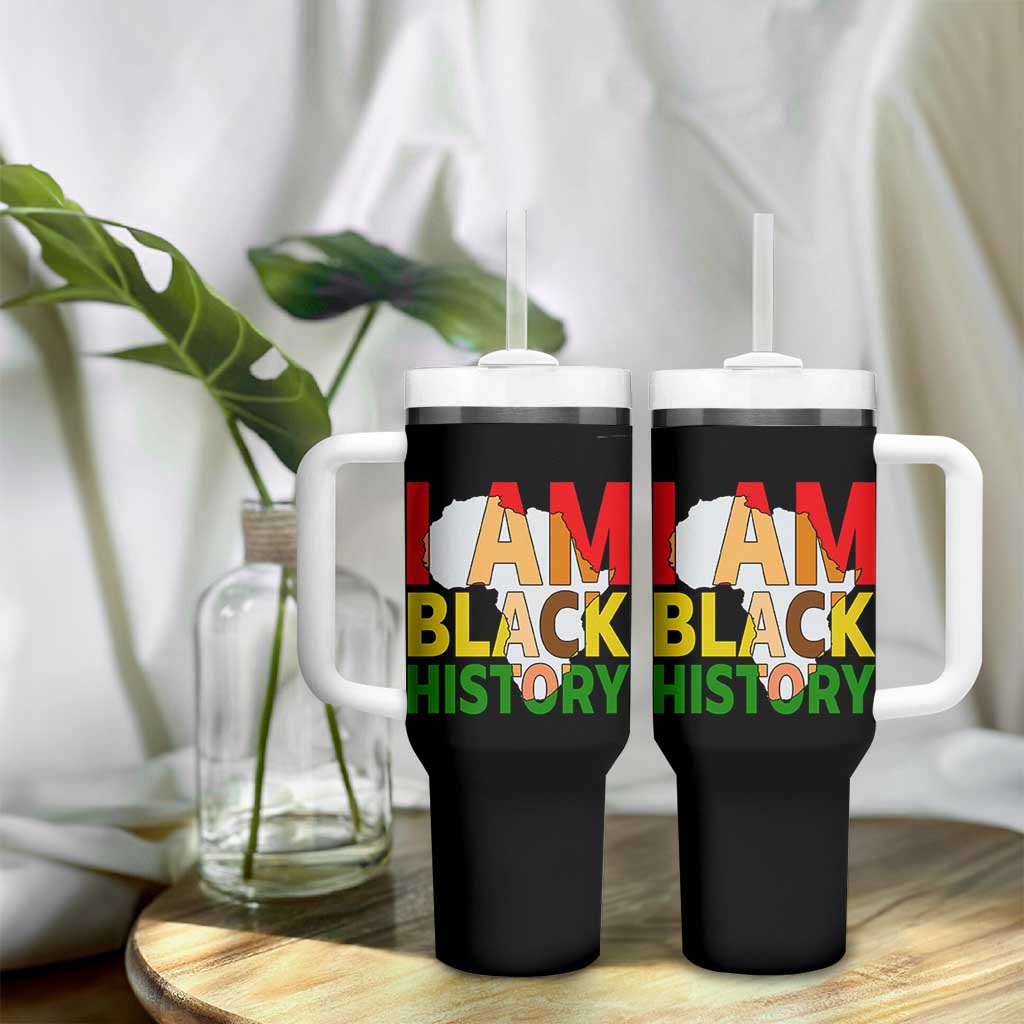 Black History Month African American Tumbler With Handle I Am Black History - Wonder Print Shop