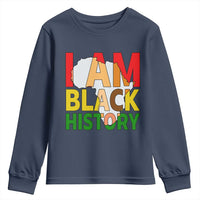 Black History Month African American Youth Sweatshirt I Am Black History - Wonder Print Shop