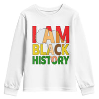 Black History Month African American Youth Sweatshirt I Am Black History - Wonder Print Shop
