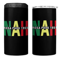 Nah Rosa Parks Quote 4 in 1 Can Cooler Tumbler Black Movement Protest - Wonder Print Shop