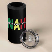 Nah Rosa Parks Quote 4 in 1 Can Cooler Tumbler Black Movement Protest - Wonder Print Shop