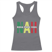 Nah Rosa Parks Quote Racerback Tank Top Black Movement Protest - Wonder Print Shop