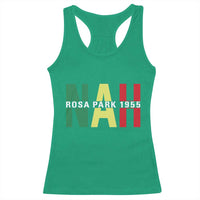 Nah Rosa Parks Quote Racerback Tank Top Black Movement Protest - Wonder Print Shop