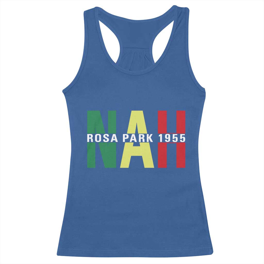 Nah Rosa Parks Quote Racerback Tank Top Black Movement Protest - Wonder Print Shop