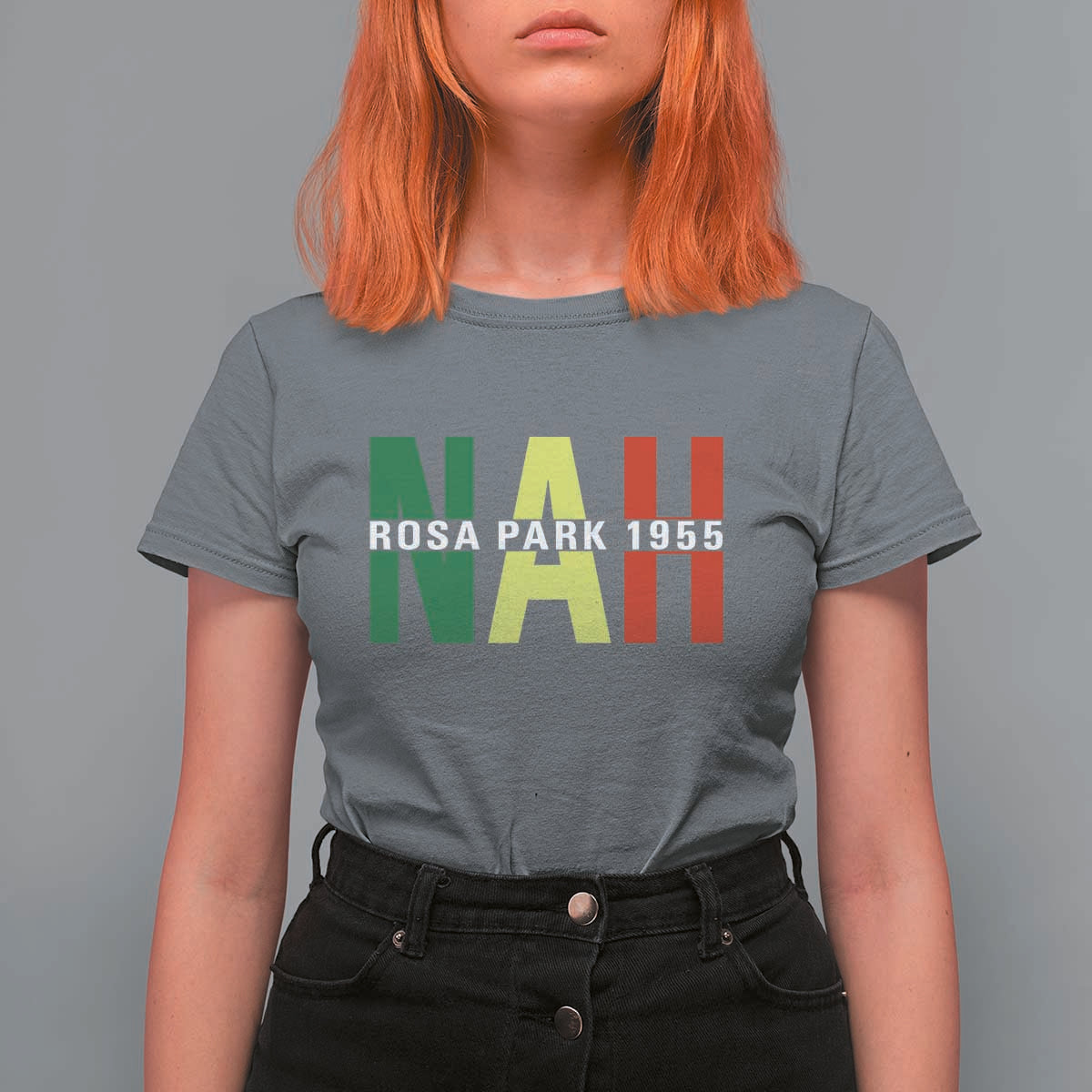 Nah Rosa Parks Quote T Shirt For Women Black Movement Protest - Wonder Print Shop