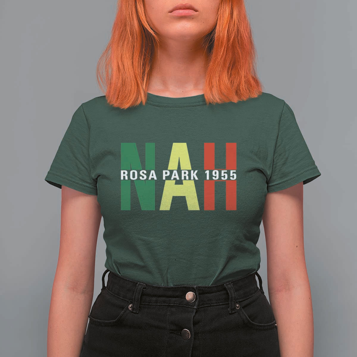 Nah Rosa Parks Quote T Shirt For Women Black Movement Protest - Wonder Print Shop