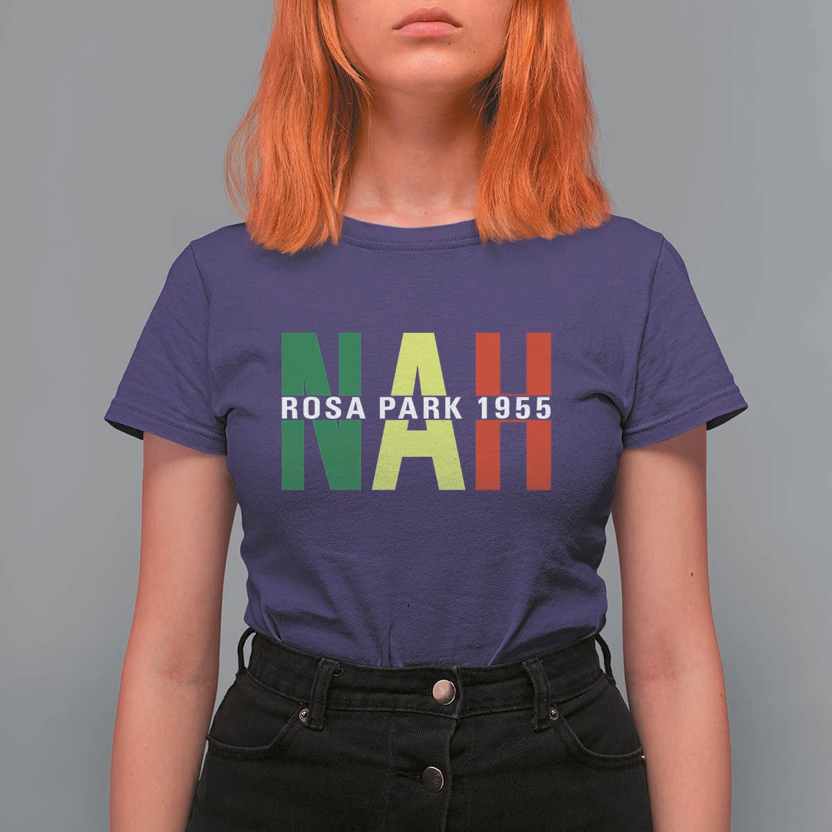 Nah Rosa Parks Quote T Shirt For Women Black Movement Protest - Wonder Print Shop