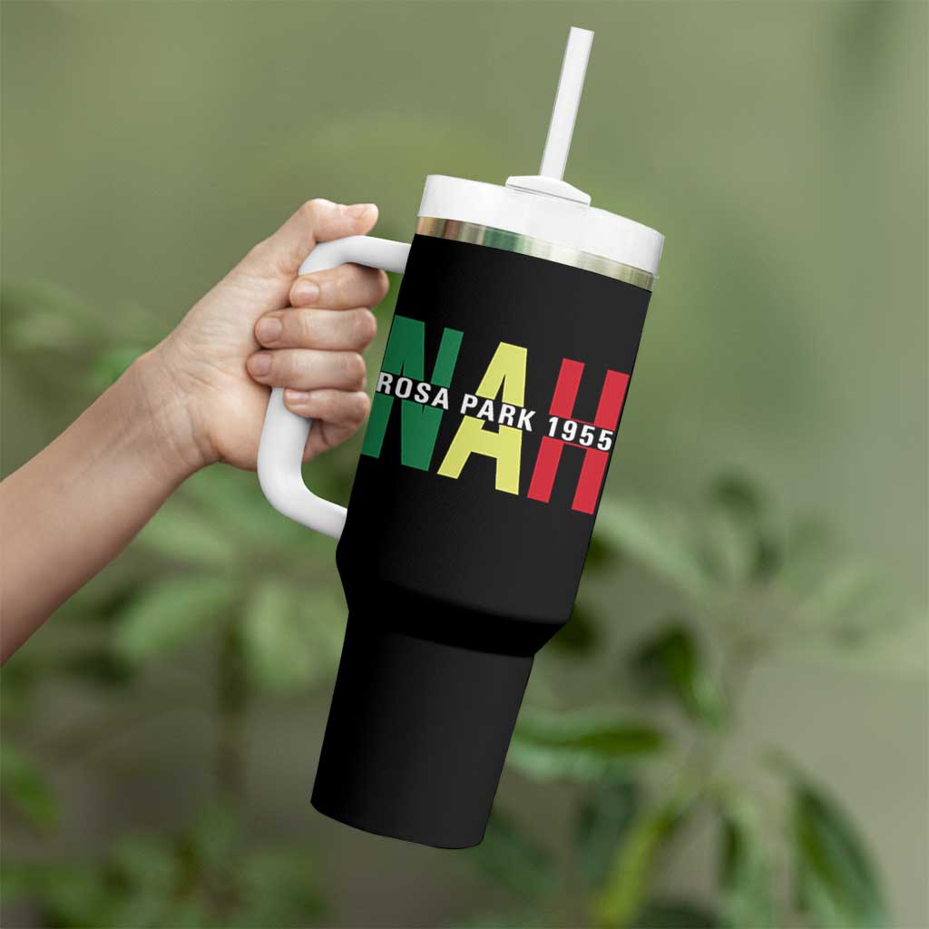 Nah Rosa Parks Quote Tumbler With Handle Black Movement Protest - Wonder Print Shop