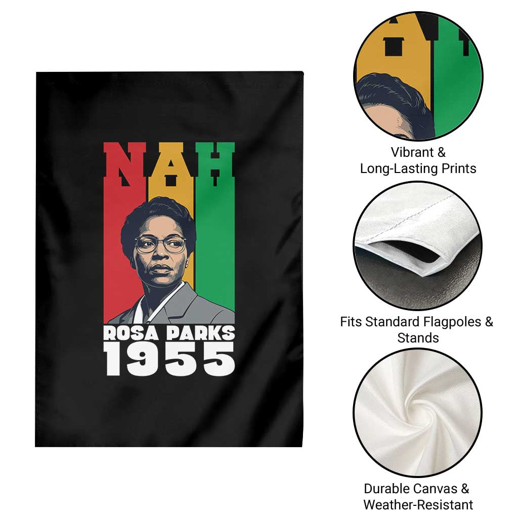 Nah Rosa Parks Quote Garden Flag Civil Rights African American - Wonder Print Shop