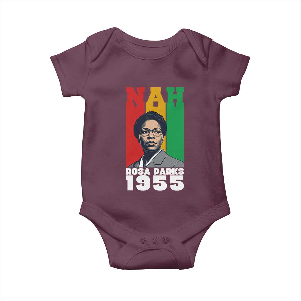 Nah Rosa Parks Quote Baby Onesie Civil Rights African American - Wonder Print Shop