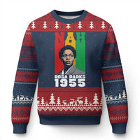 Nah Rosa Parks Quote Ugly Christmas Sweater Civil Rights African American - Wonder Print Shop