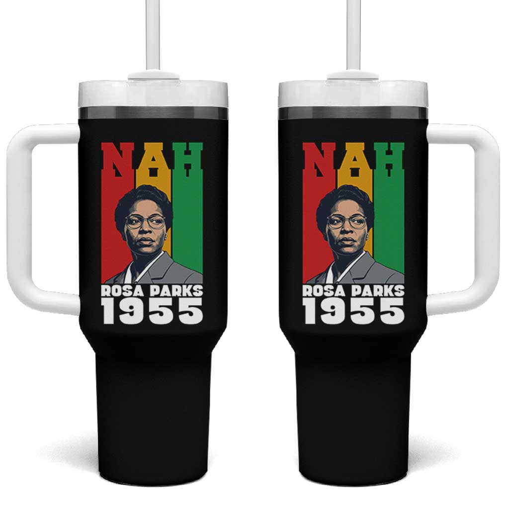 Nah Rosa Parks Quote Tumbler With Handle Civil Rights African American - Wonder Print Shop