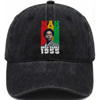 Nah Rosa Parks Quote Washed Cotton Baseball Cap Civil Rights African American