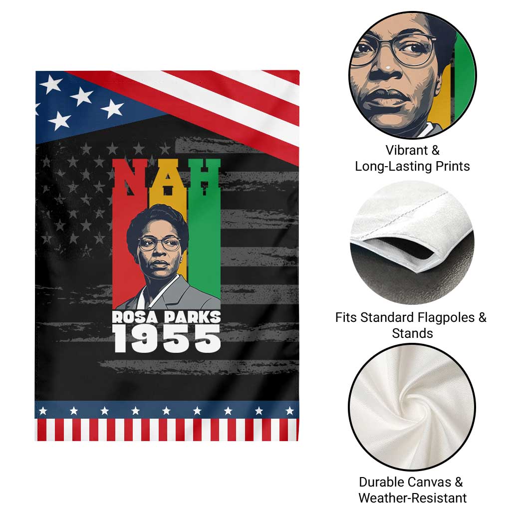 Nah Rosa Parks Quote Garden Flag Civil Rights African American