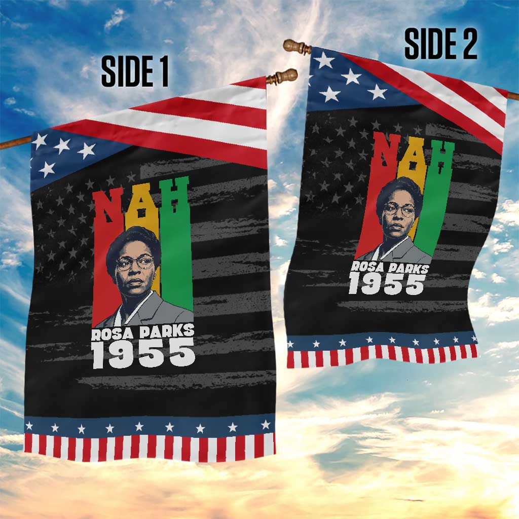 Nah Rosa Parks Quote Garden Flag Civil Rights African American