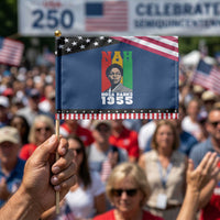 Nah Rosa Parks Quote Patriotic Handheld Flag Civil Rights African American