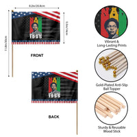 Nah Rosa Parks Quote Patriotic Handheld Flag Civil Rights African American