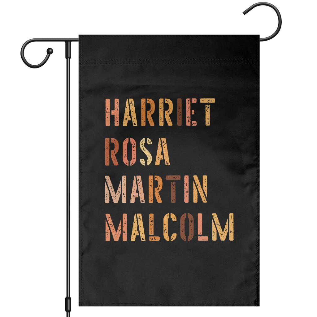 Black History Leaders Garden Flag Harriet Rosa Martin Malcolm - Wonder Print Shop