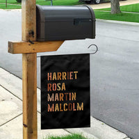 Black History Leaders Garden Flag Harriet Rosa Martin Malcolm - Wonder Print Shop