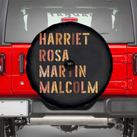 Black History Leaders Spare Tire Cover Harriet Rosa Martin Malcolm - Wonder Print Shop