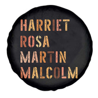 Black History Leaders Spare Tire Cover Harriet Rosa Martin Malcolm - Wonder Print Shop