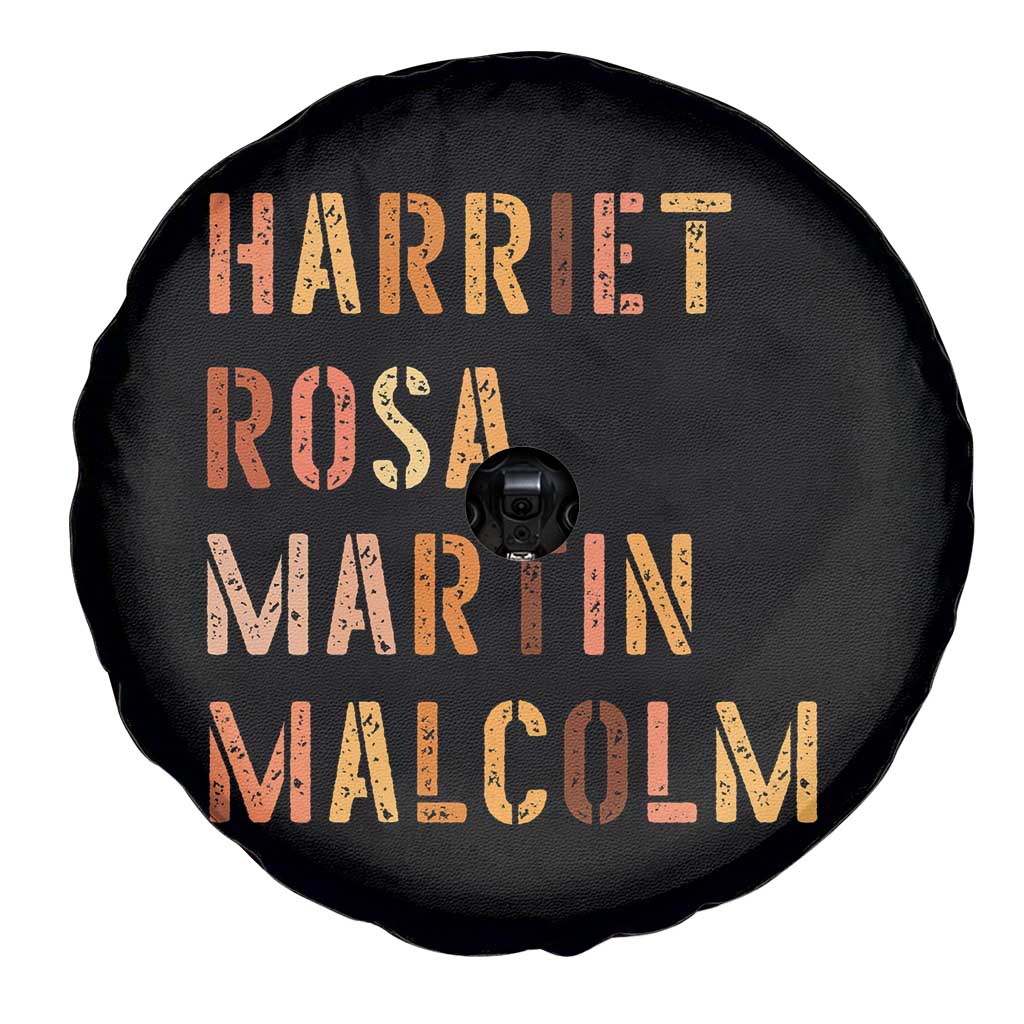 Black History Leaders Spare Tire Cover Harriet Rosa Martin Malcolm - Wonder Print Shop