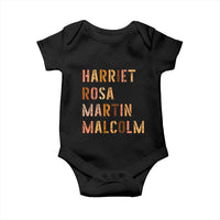 Black History Leaders Baby Onesie Harriet Rosa Martin Malcolm - Wonder Print Shop