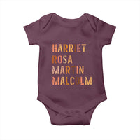 Black History Leaders Baby Onesie Harriet Rosa Martin Malcolm - Wonder Print Shop