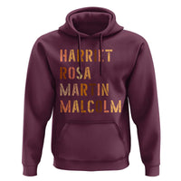 Black History Leaders Hoodie Harriet Rosa Martin Malcolm - Wonder Print Shop