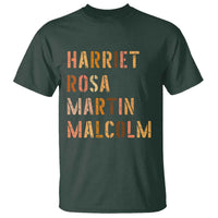 Black History Leaders T Shirt Harriet Rosa Martin Malcolm - Wonder Print Shop