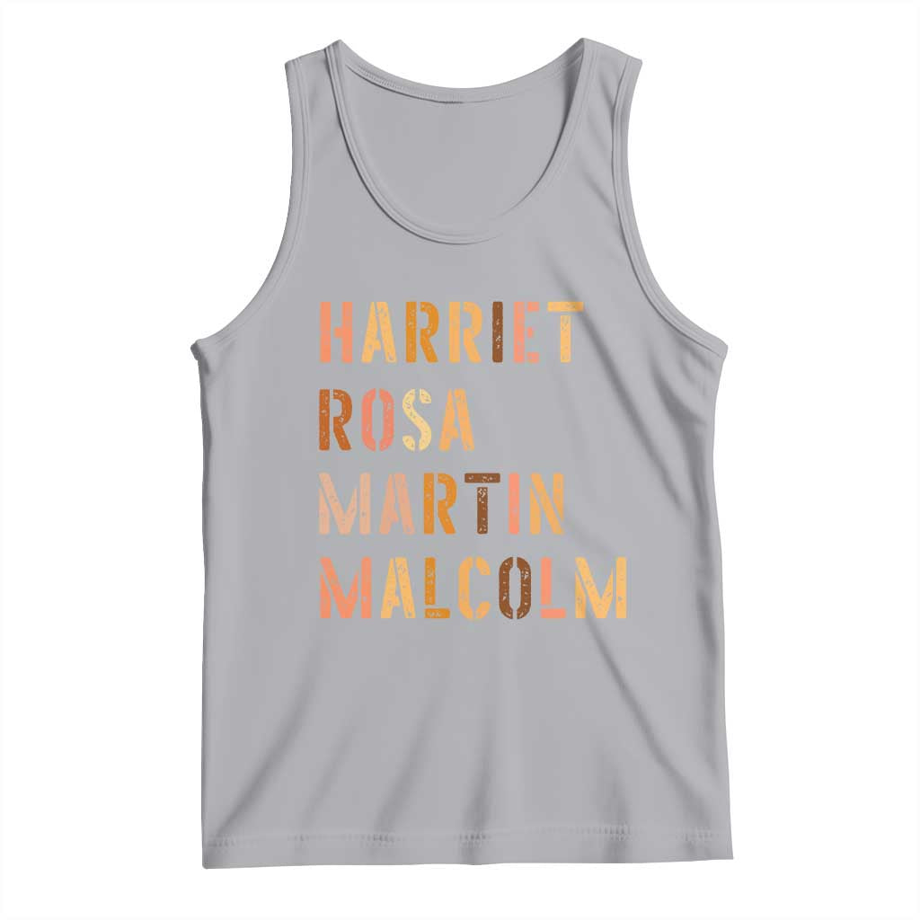 Black History Leaders Tank Top Harriet Rosa Martin Malcolm - Wonder Print Shop