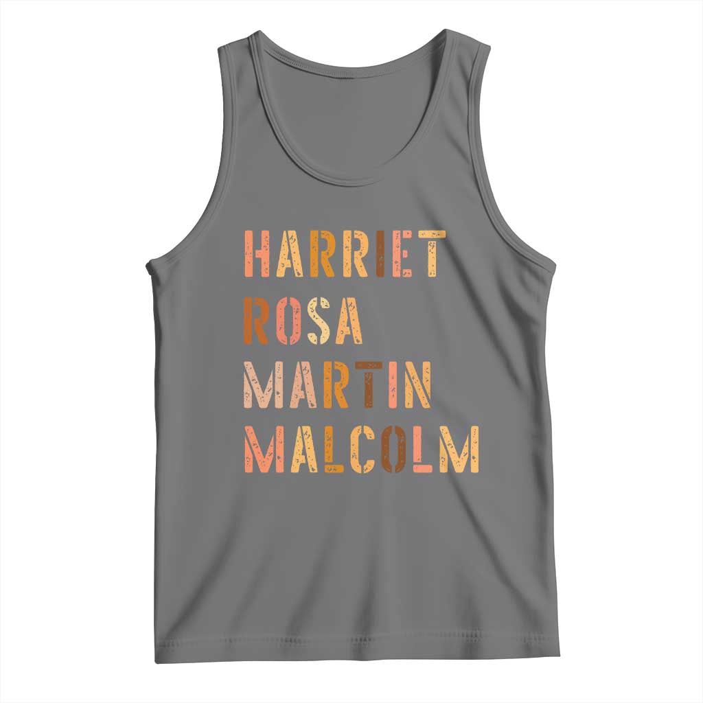 Black History Leaders Tank Top Harriet Rosa Martin Malcolm - Wonder Print Shop
