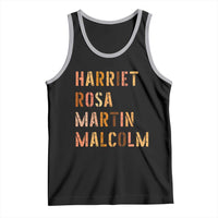 Black History Leaders Tank Top Harriet Rosa Martin Malcolm - Wonder Print Shop