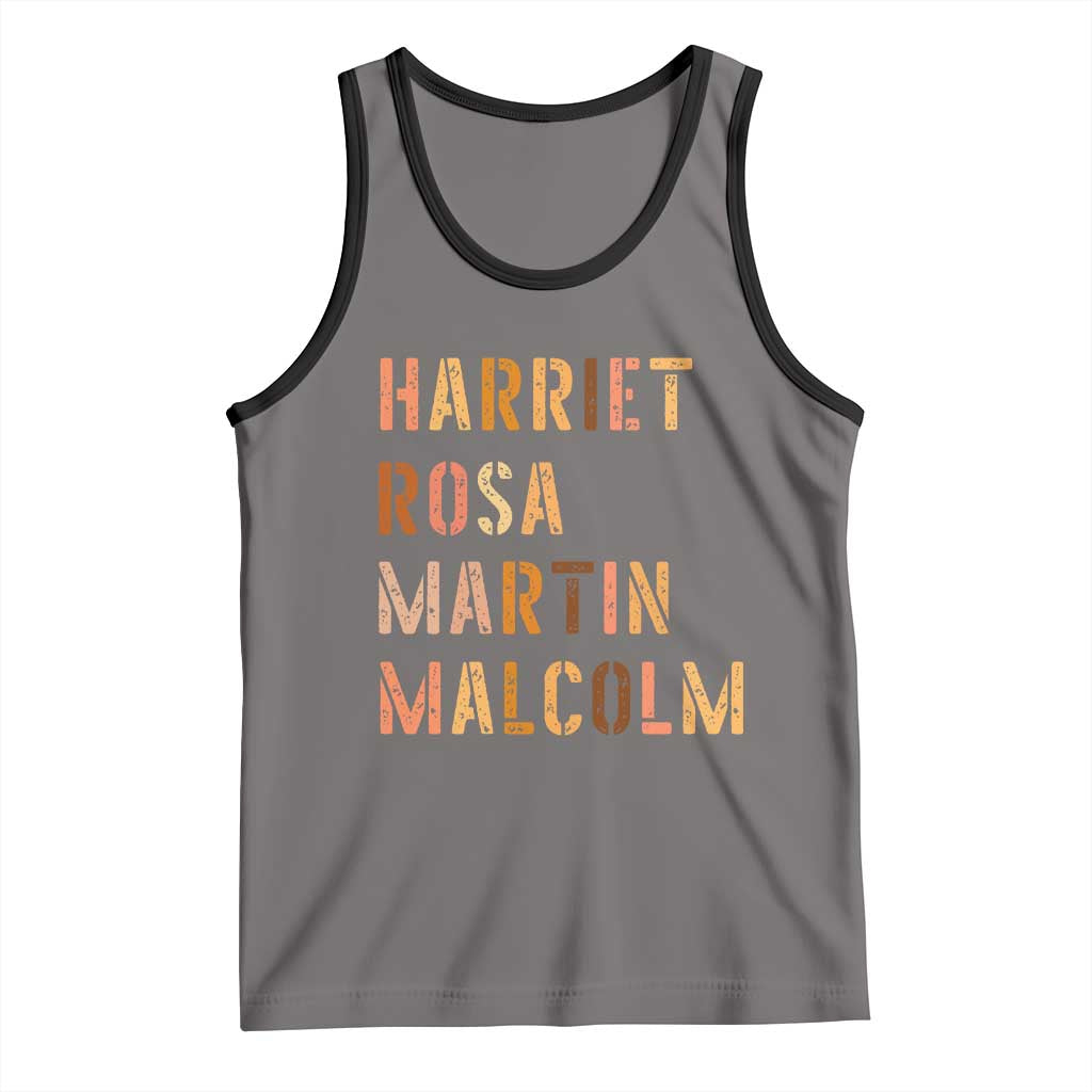 Black History Leaders Tank Top Harriet Rosa Martin Malcolm - Wonder Print Shop