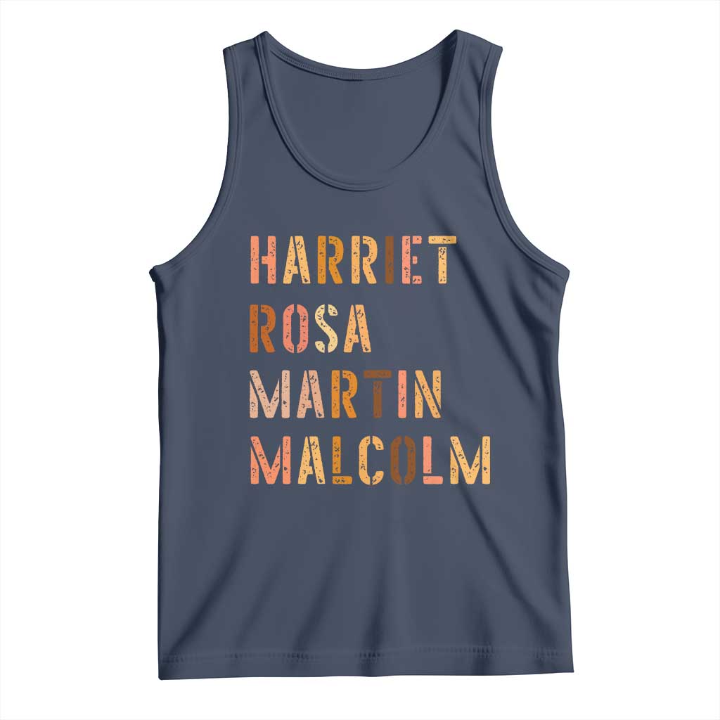 Black History Leaders Tank Top Harriet Rosa Martin Malcolm - Wonder Print Shop