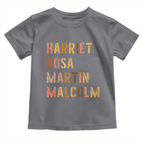 Black History Leaders Toddler T Shirt Harriet Rosa Martin Malcolm - Wonder Print Shop