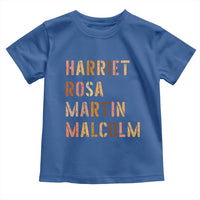 Black History Leaders Toddler T Shirt Harriet Rosa Martin Malcolm - Wonder Print Shop