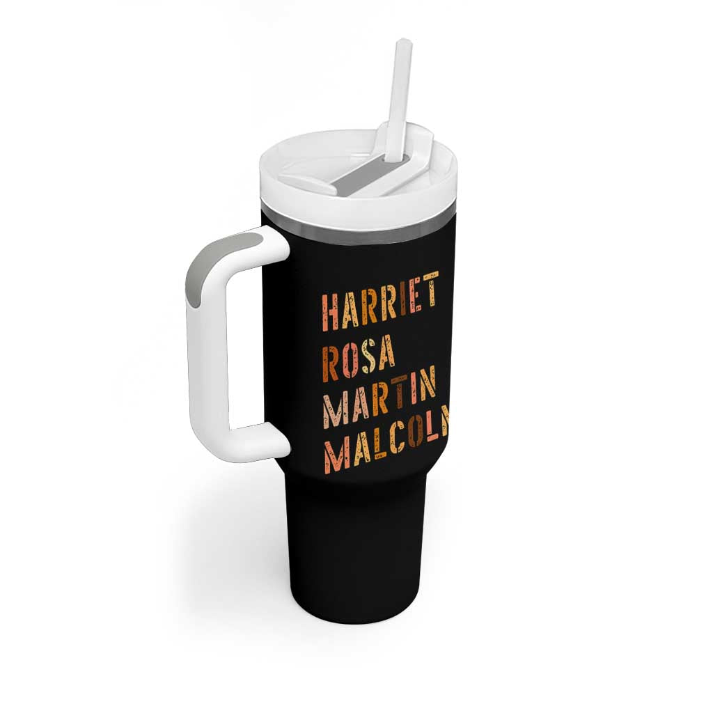 Black History Leaders Tumbler With Handle Harriet Rosa Martin Malcolm - Wonder Print Shop